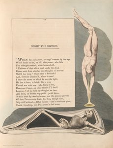 Les pensées nocturnes de Young, Page 19, Emblème de ce qui réveillera les morts - William Blake